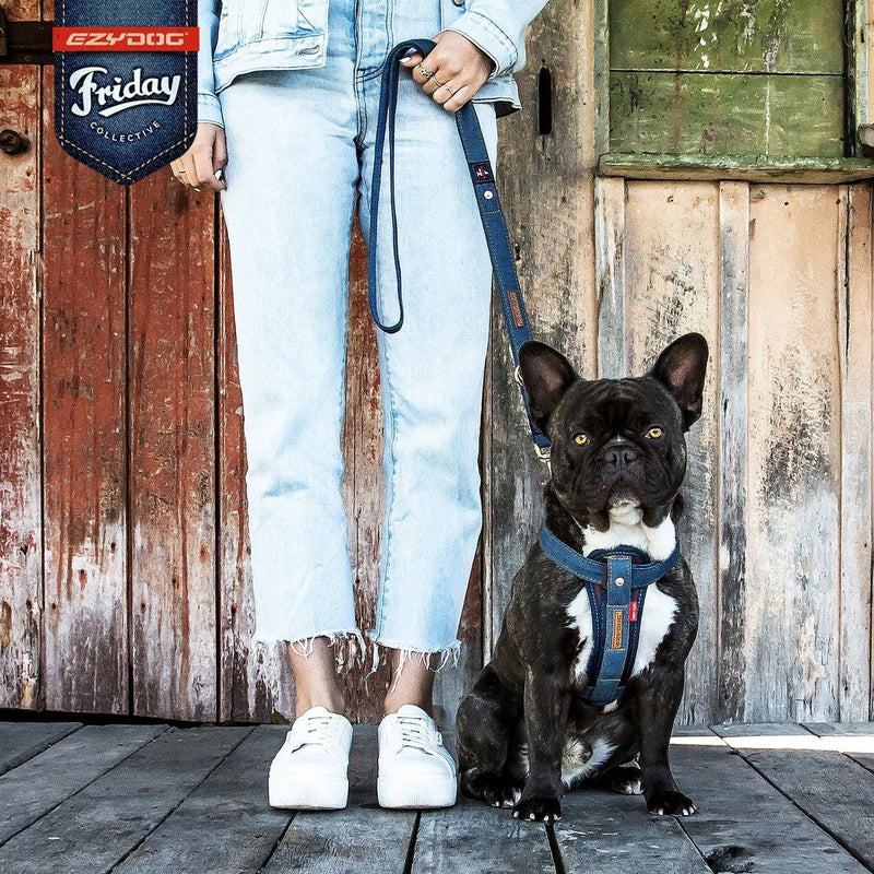 EzyDog Vario 4 Dog Lead Denim^^^