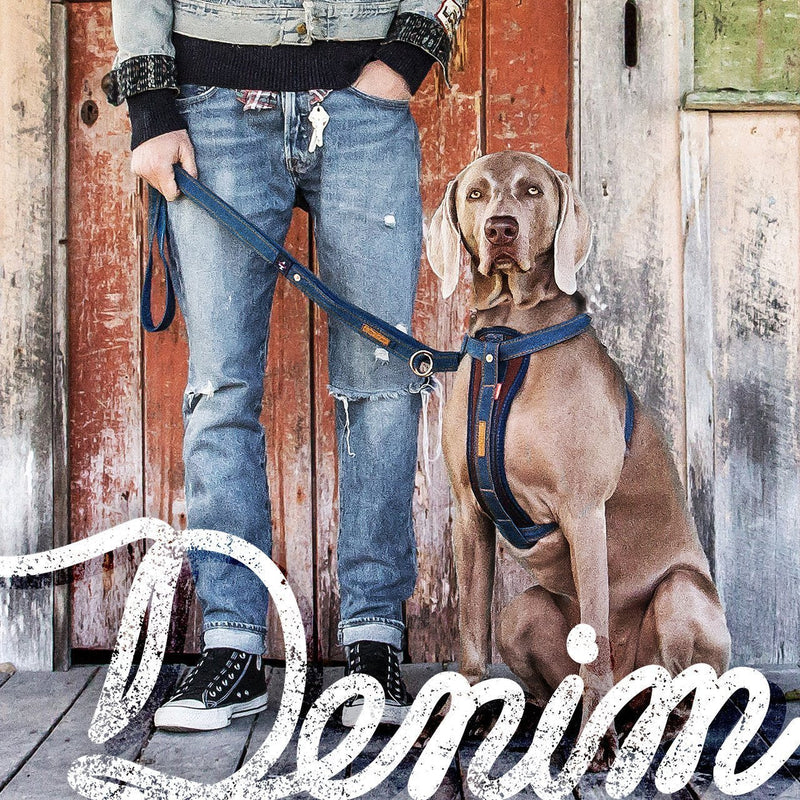 EzyDog Vario 4 Dog Lead Denim^^^