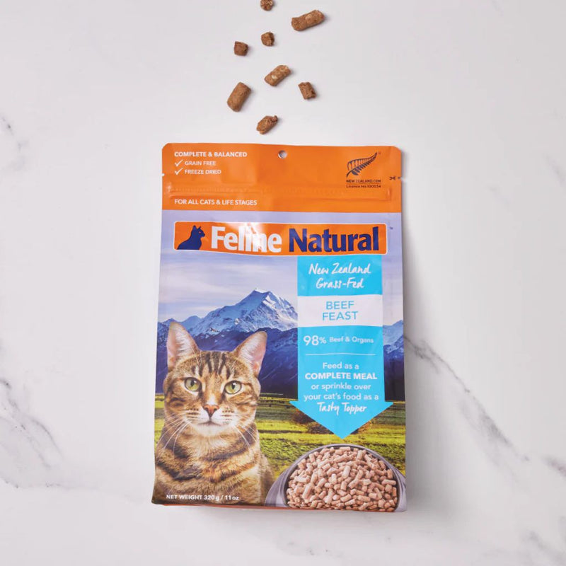 Feline Natural Beef Feast Freeze Dried Cat Food 320g