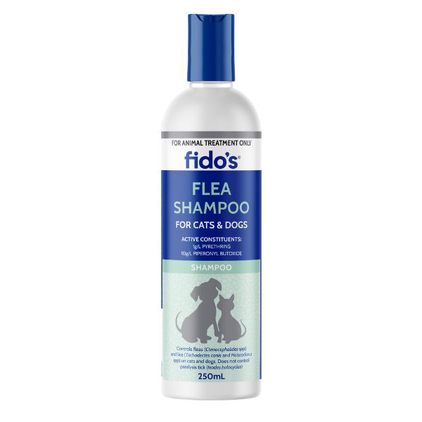 Fidos Flea Shampoo 250ml-Habitat Pet Supplies