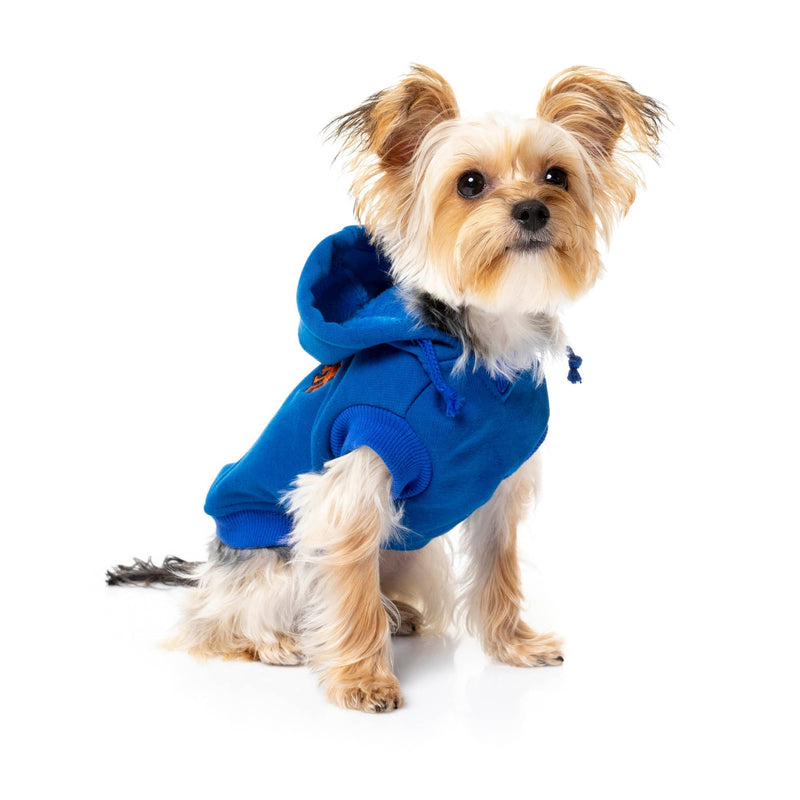 FuzzYard Apparel Yardsters Dog Hoodie Blue Size 1 XXSmall***