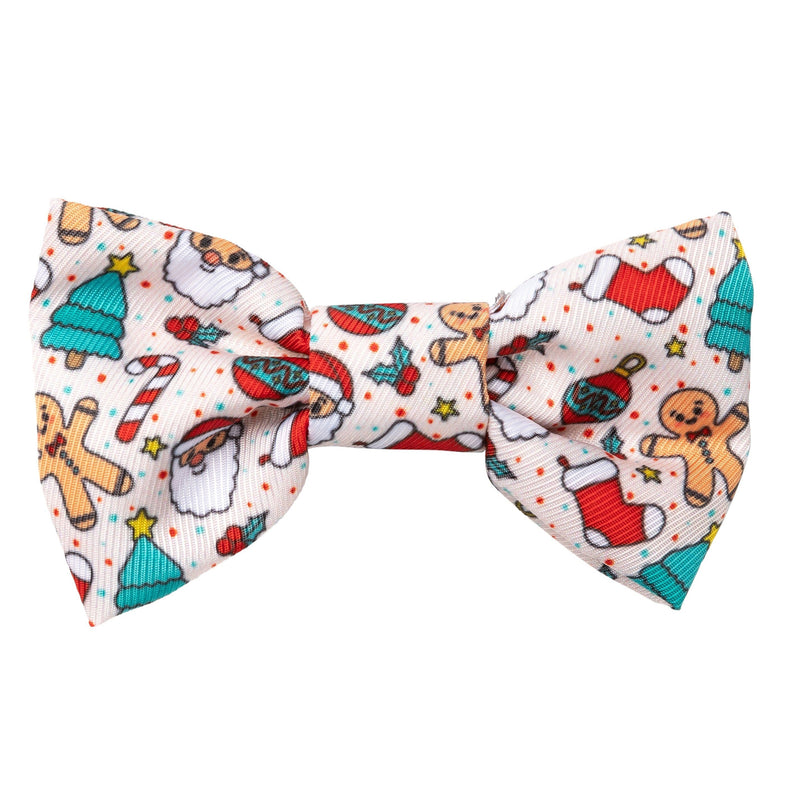 FuzzYard Christmas Tinsel Time Cat Collar Bandana and Bow Tie Set***