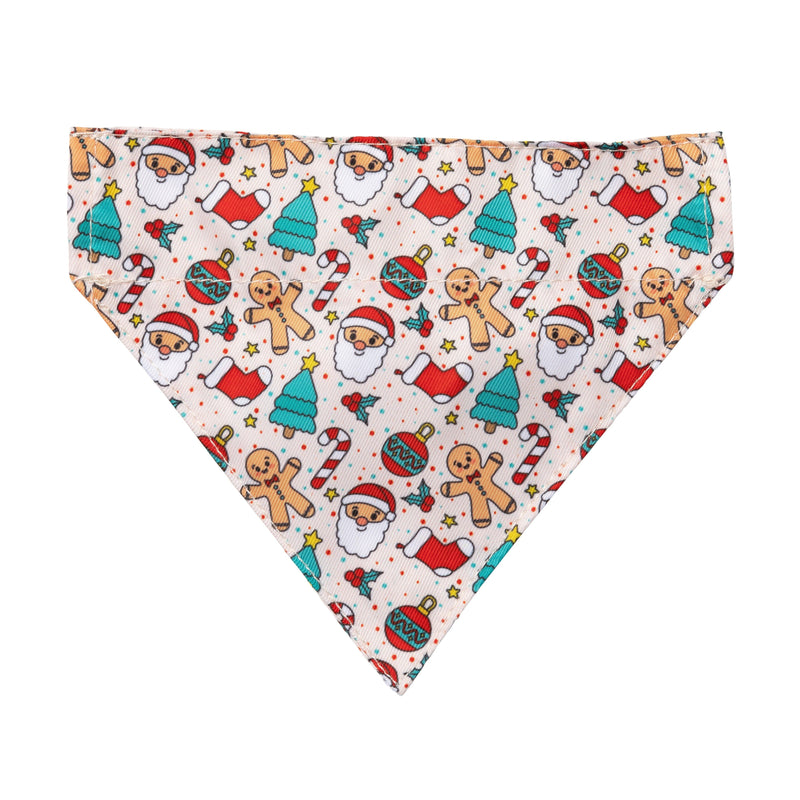 FuzzYard Christmas Tinsel Time Cat Collar Bandana and Bow Tie Set***