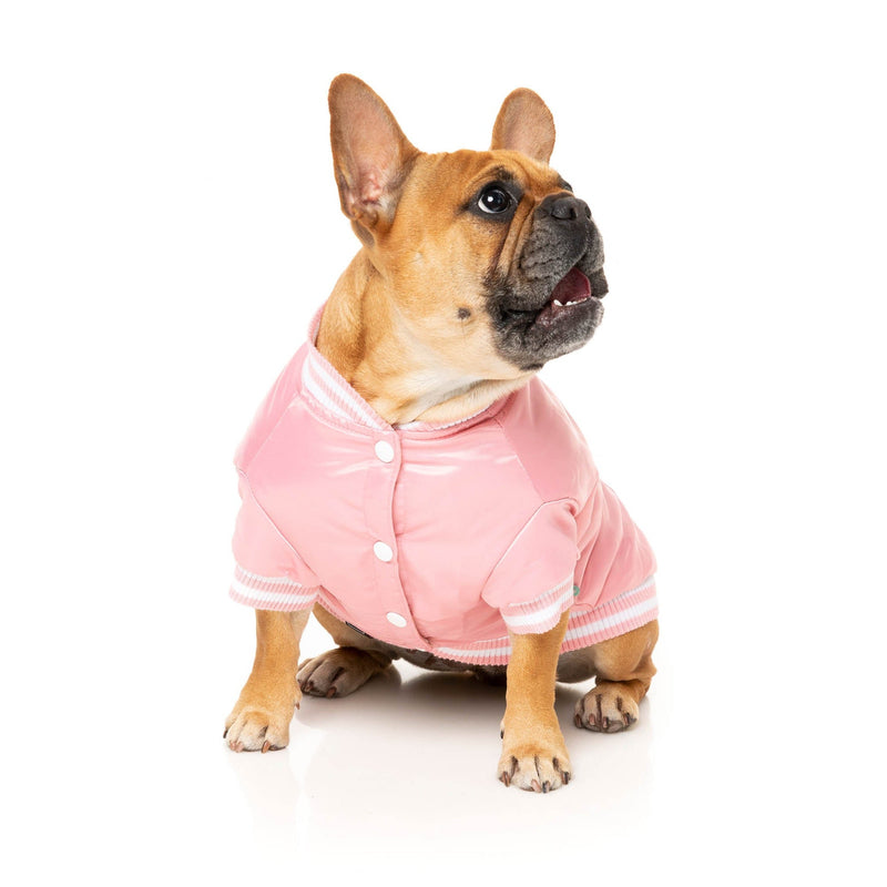 FuzzYard Dog Apparel Fastball Jacket Pink Size 4 Medium***