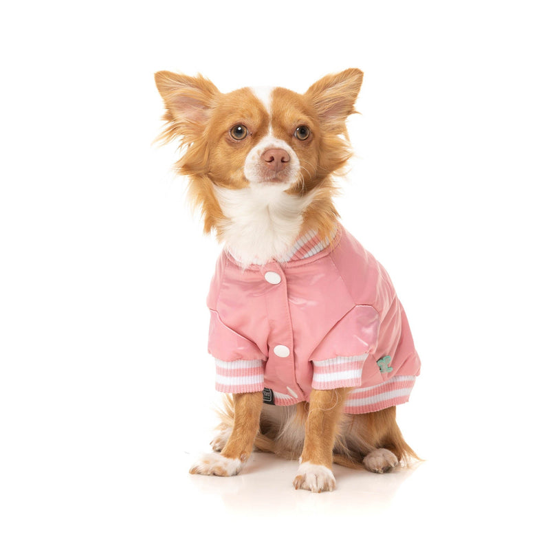 FuzzYard Dog Apparel Fastball Jacket Pink Size 4 Medium***