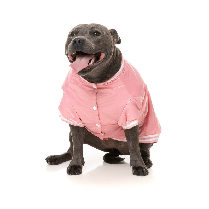 FuzzYard Dog Apparel Fastball Jacket Pink Size 5 Large***