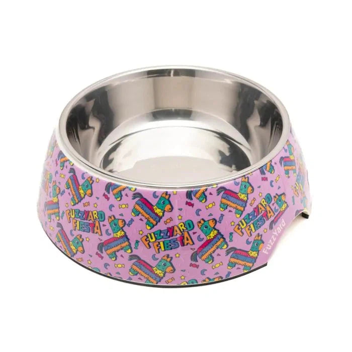 FuzzYard Fiesta Dog Bowl Medium-Habitat Pet Supplies