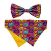 FuzzYard Halloween Bandana and Bow Tie Set Oh My Ghourd! For Medium to Large Size Dogs-Habitat Pet Supplies