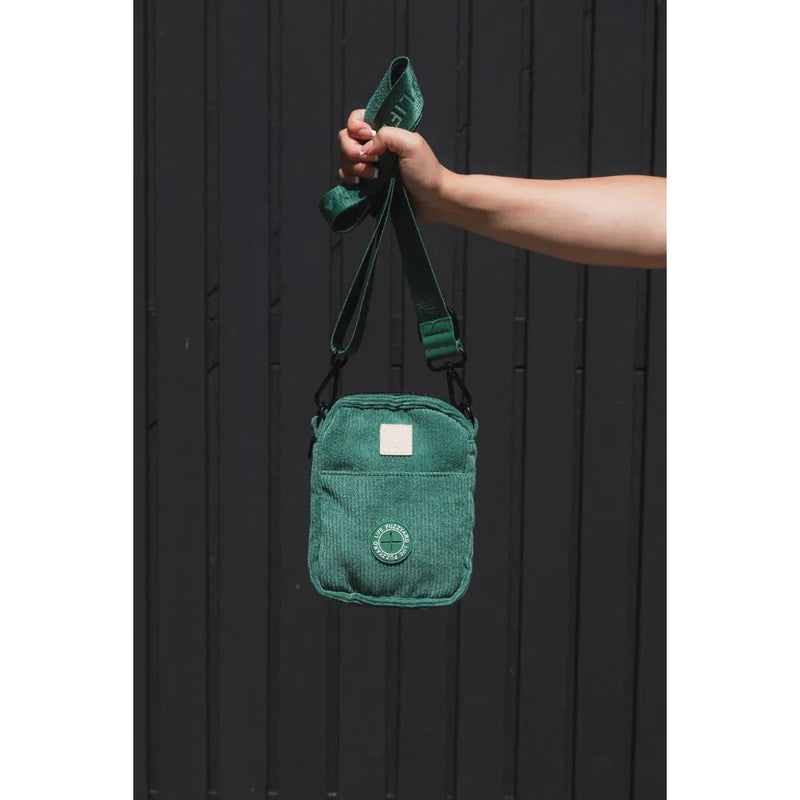 FuzzYard Life Corduroy Cross Body Bag Myrtle Green