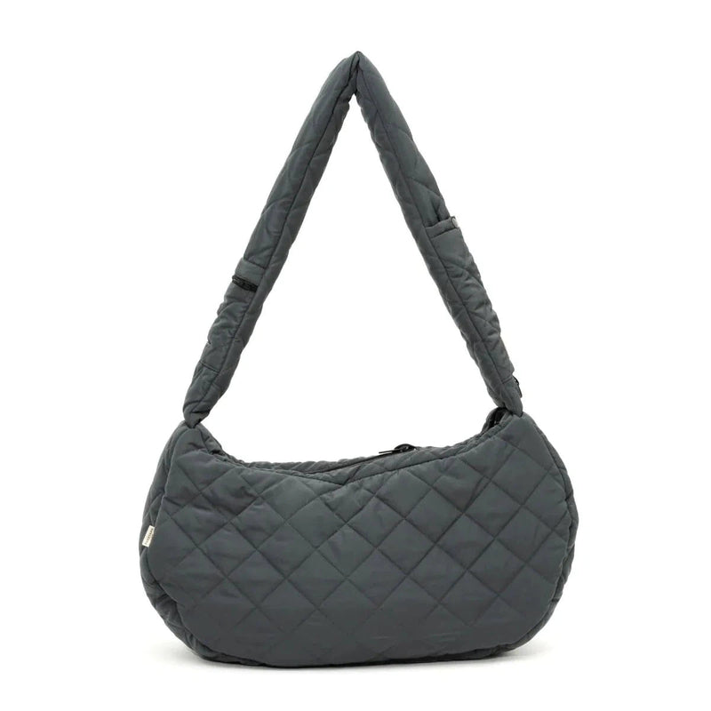 FuzzYard Life Quilted Sling Carrier Slate Grey-Habitat Pet Supplies