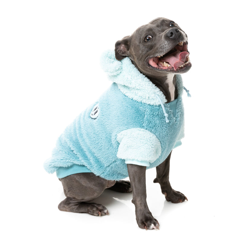 Fuzzyard Dog Apparel Winnie Hoodie Blue Size 1 XXSmall***