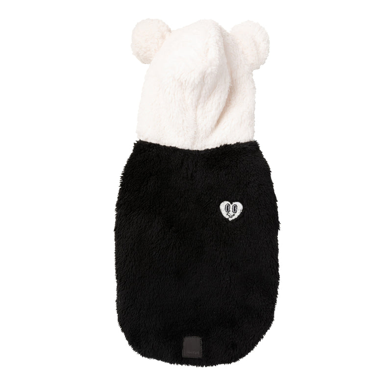 Fuzzyard Dog Apparel Winnie Hoodie Panda Size 5 Large***-Habitat Pet Supplies