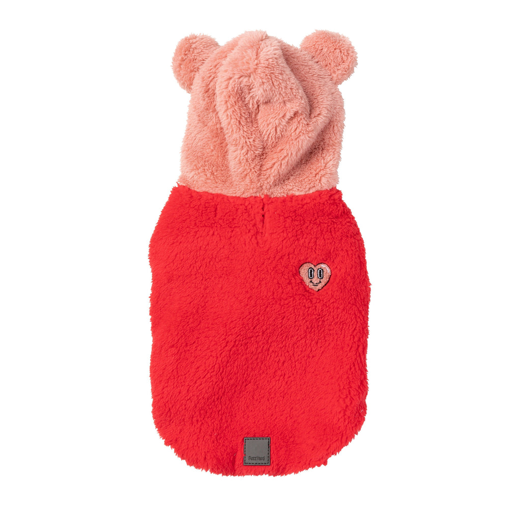 Fuzzyard Dog Apparel Winnie Hoodie Red Size 2 XSmall***-Habitat Pet Supplies