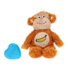 GURU Soft Scents Monkey Plush Banana Scented Dog Toy Medium