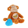 GURU Soft Scents Monkey Plush Banana Scented Dog Toy Medium