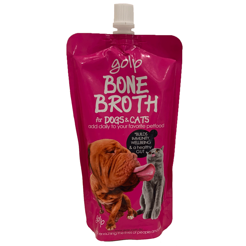 Golp Chicken Bone Broth for Dogs and Cats 250g<3<3<3-Habitat Pet Supplies