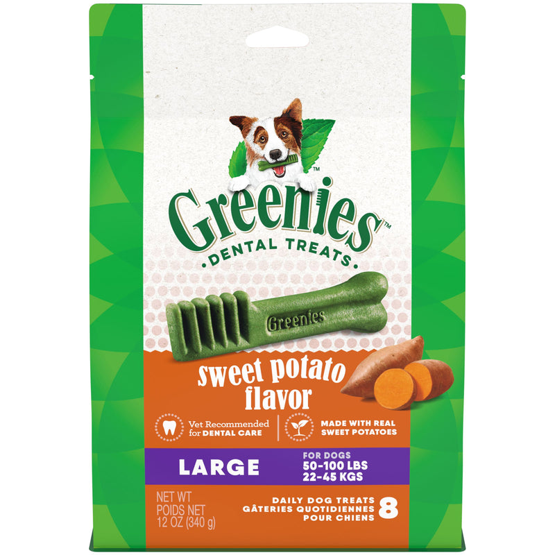 Greenies Dog Blueberry Dental Treats for Large Dogs 340g