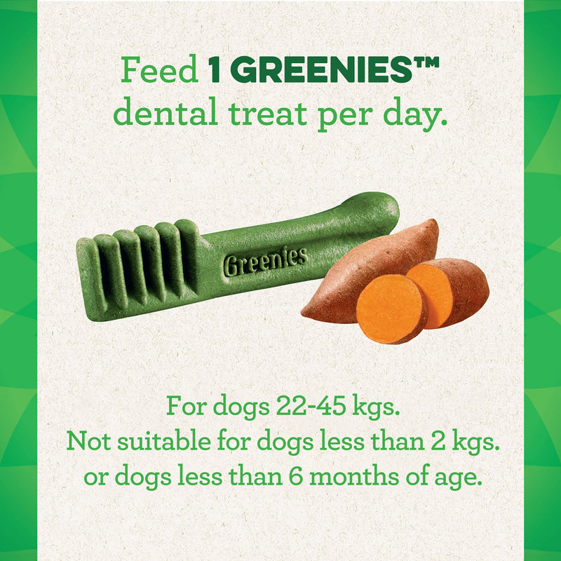 Greenies Dog Blueberry Dental Treats for Large Dogs 340g