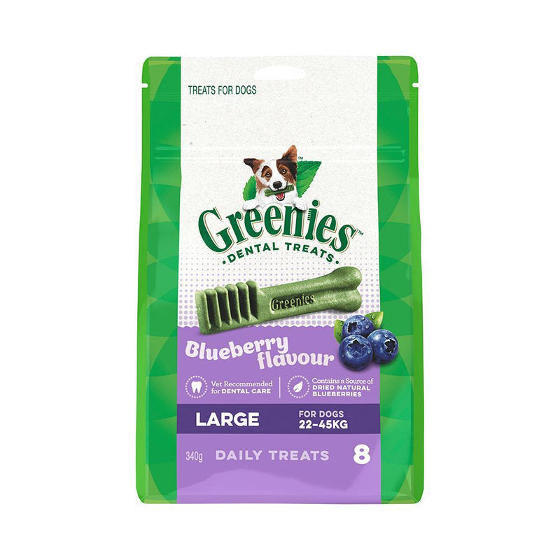 Greenies Dog Blueberry Dental Treats for Large Dogs 340g^^^-Habitat Pet Supplies