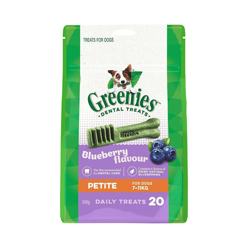 Greenies Dog Blueberry Dental Treats for Petite Dogs 340g^^^-Habitat Pet Supplies