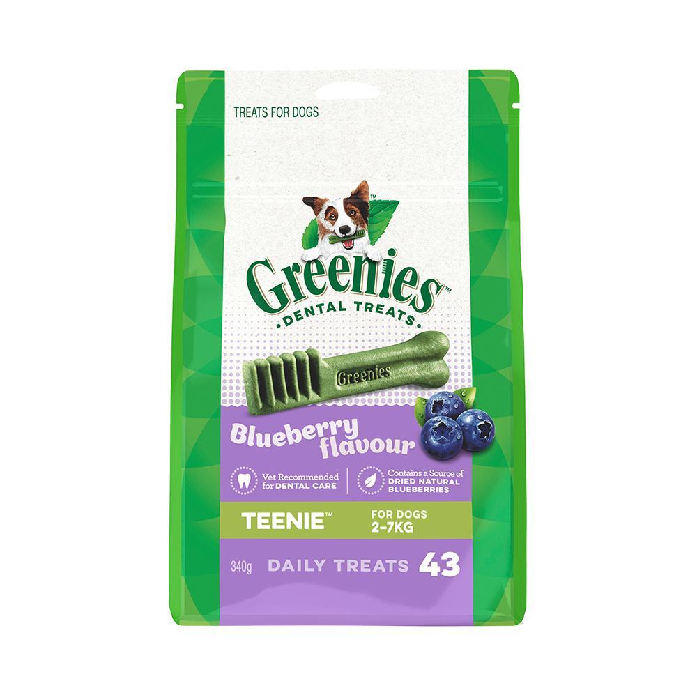 Greenies Dog Blueberry Dental Treats for Teenie Dogs 340g^^^-Habitat Pet Supplies