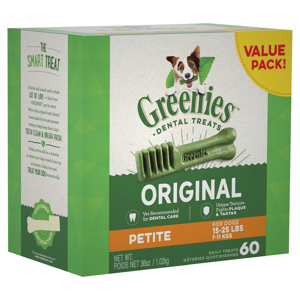 Greenies Dog Original Dental Treats for Petite Dogs Value Pack 1kg^^^-Habitat Pet Supplies