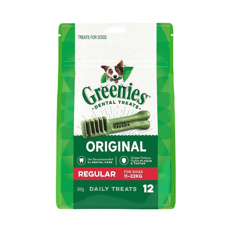 Greenies Dog Original Dental Treats for Regular Dogs 340g^^^-Habitat Pet Supplies