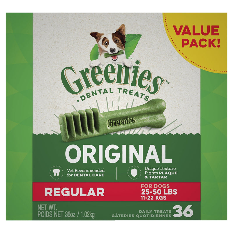 Greenies Dog Original Dental Treats for Regular Dogs Value Pack 1kg*~*