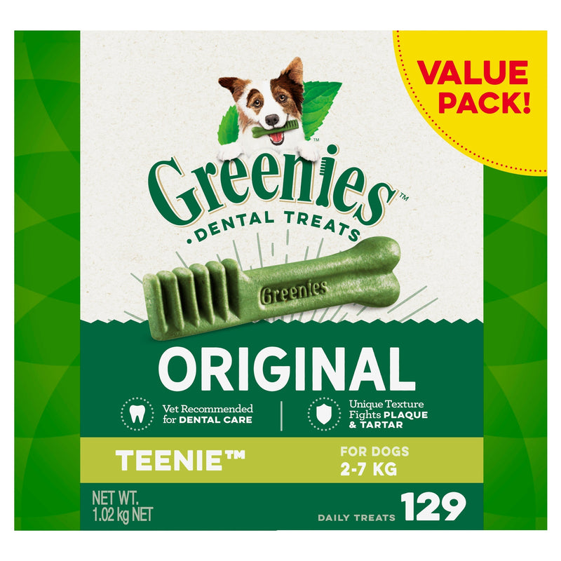 Greenies Dog Original Dental Treats for Teenie Dogs Value Pack 1kg^^^