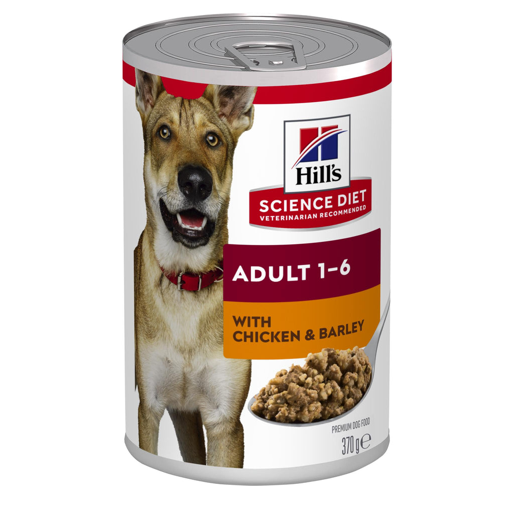 Hills Science Diet Adult Chicken and Barley Canned Dog Food 370g-Habitat Pet Supplies