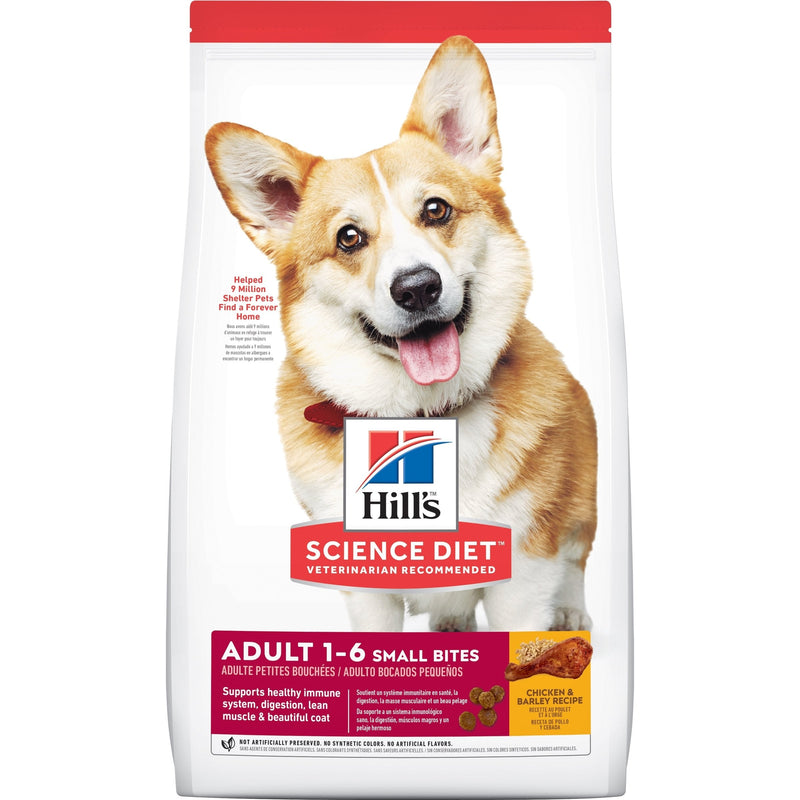 Hills Science Diet Adult Small Bites Dry Dog Food 2kg-Habitat Pet Supplies