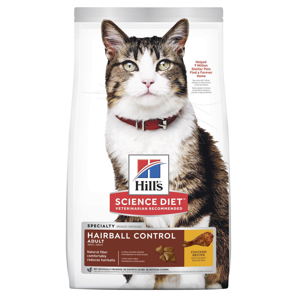 Hills Science Diet Hairball Control Adult Dry Cat Food 2kg^^^-Habitat Pet Supplies