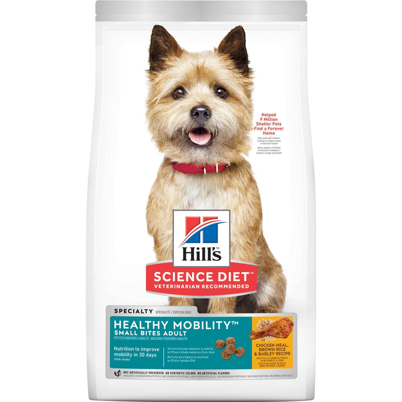 Hills Science Diet Healthy Mobility Small Bites Adult Dry Dog Food 1.8kg-Habitat Pet Supplies