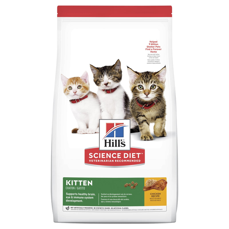 Hills Science Diet Kitten Dry Cat Food 1.58kg^^^-Habitat Pet Supplies