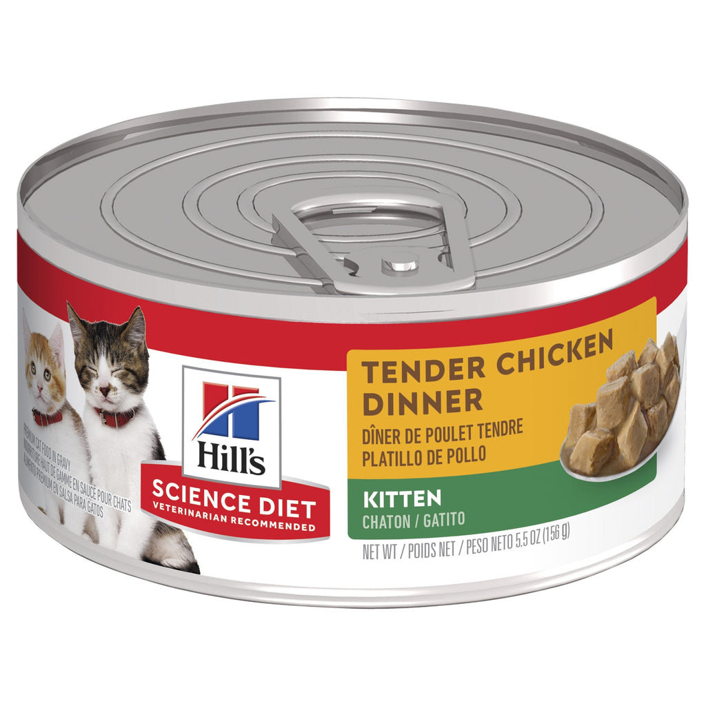 Hills Science Diet Kitten Tender Dinners Chicken Canned Cat Food 156g^^^-Habitat Pet Supplies