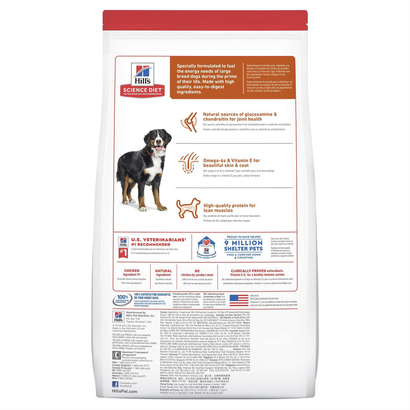 Hills Science Diet Large Breed Adult Chicken Dry Dog Food 12kg^^^