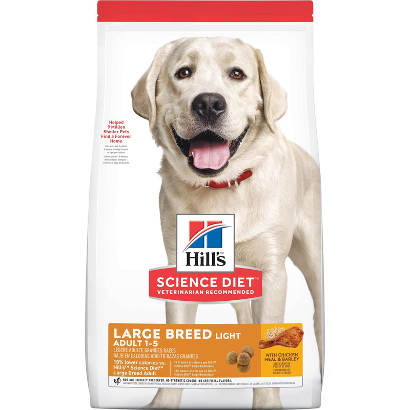 Hills Science Diet Large Breed Light Adult Dry Dog Food 12kg^^^-Habitat Pet Supplies