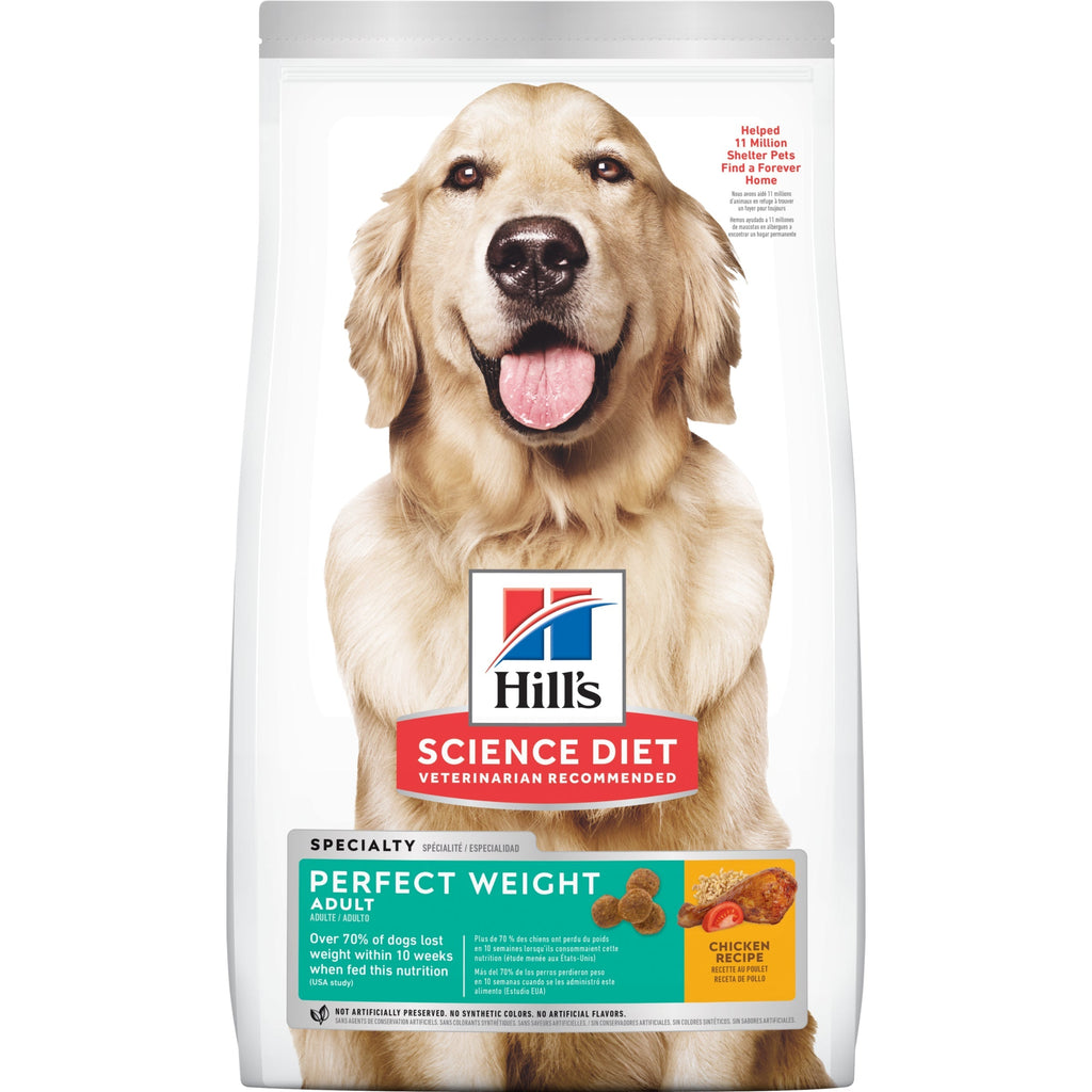 Hills Science Diet Perfect Weight Adult Dry Dog Food 11.34kg-Habitat Pet Supplies