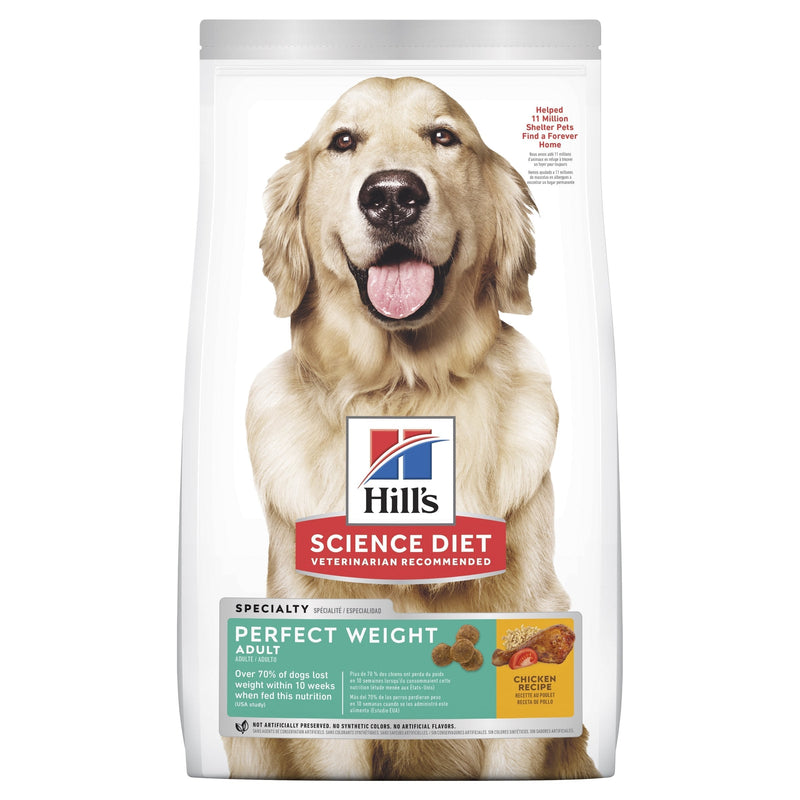 Hills Science Diet Perfect Weight Adult Dry Dog Food 1.8kg-Habitat Pet Supplies