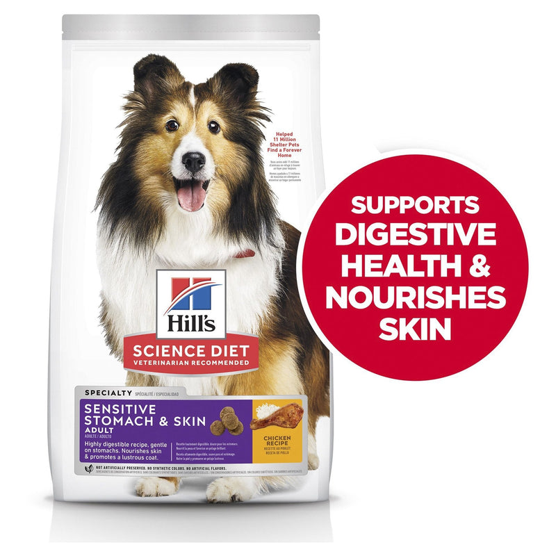 Hills Science Diet Sensitive Stomach and Skin Adult Dry Dog Food 12kg