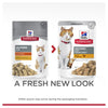 Hills Science Diet Young Adult Neutered Chicken Cat Food Pouches 85g^^^