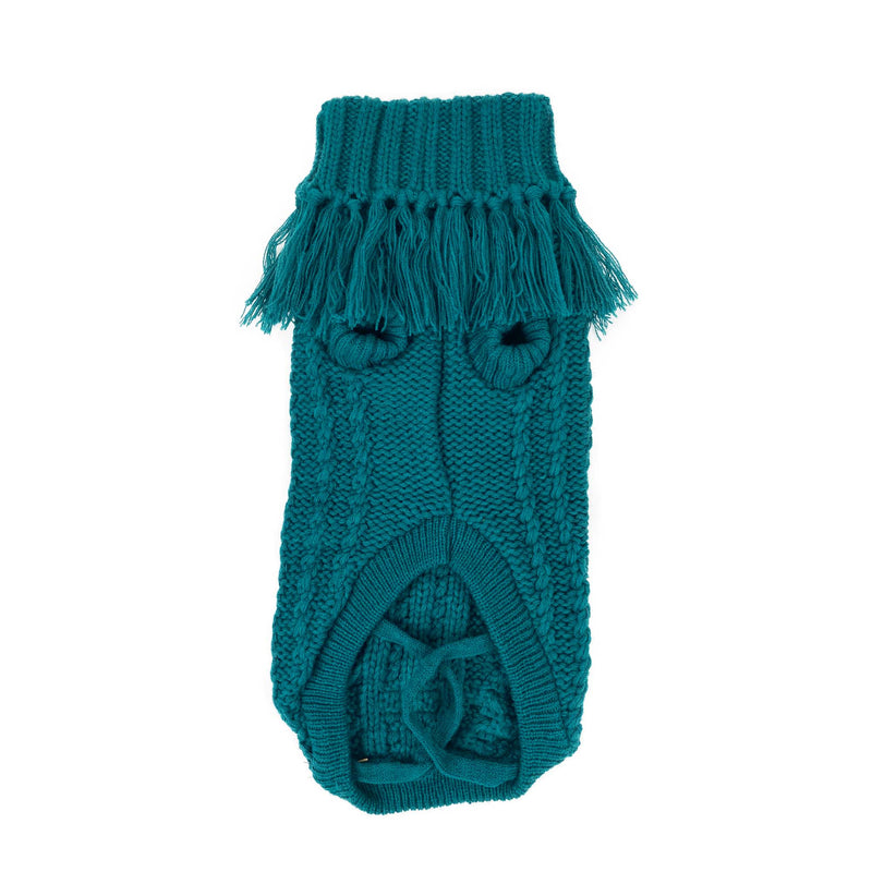 Huskimo Coachella Dog Jumper Emerald 27cm XXSmall***