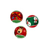 KONG Christmas Squeaker Ball Small Assorted Dog Toy***-Habitat Pet Supplies