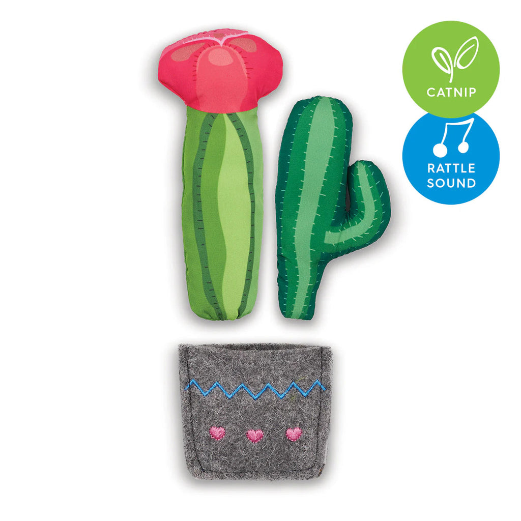 Kazoo Cactus Garden Cat Toy-Habitat Pet Supplies