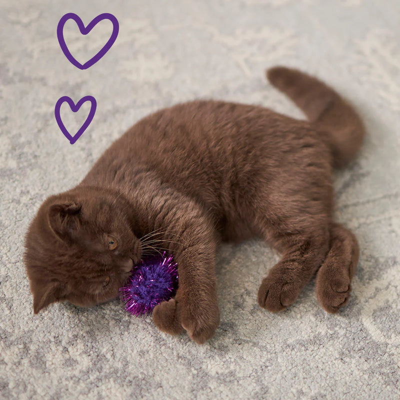 Kazoo Pom Pom Ball Cat Toy^^^