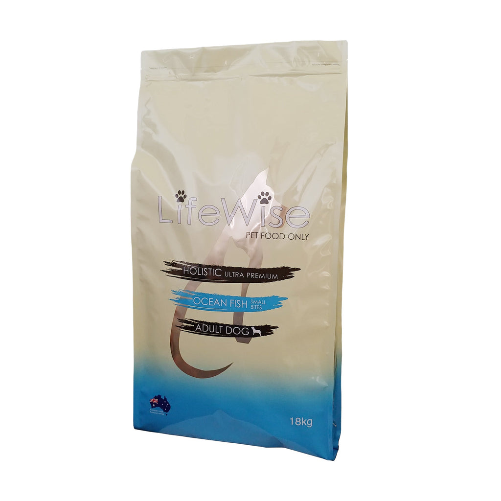 Lifewise Ocean Fish with Lamb Small Bites Dry Dog Food 18kg^^^-Habitat Pet Supplies