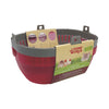 Living World Small Animal Carrier Burgundy and Grey***