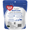 Love Em Air Dried Beef Liver Dog Treats 200g