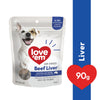 Love Em Air Dried Beef Liver Dog Treats 90g