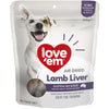 Love Em Air Dried Lamb Liver Dog Treats 200g<3<3<3-Habitat Pet Supplies